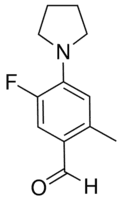 5-Fluoro-2-methyl-4-(1-pyrrolidinyl)benzaldehyde