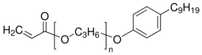 Poly(propylene glycol) 4-nonylphenyl ether acrylate