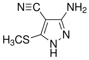 3-Amino-5-(methylthio)pyrazole-4-carbonitrile