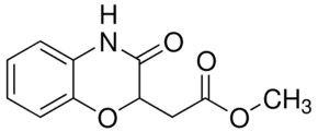 Methyl (2H-1,4-benzoxazin-3(4H)-one-2-yl) acetate