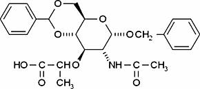 Benzyl N-acetyl-4,6-O-benzylidenemuramic acid