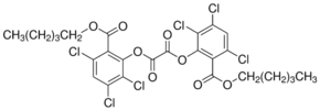 Bis(2-carbopentyloxy-3,5,6-trichlorophenyl) oxalate