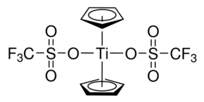Bis(cyclopentadienyl)titanium(IV) bis(trifluoromethanesulfonate)