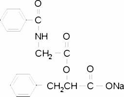 Hippuryl-DL-phenyllactic acid sodium salt