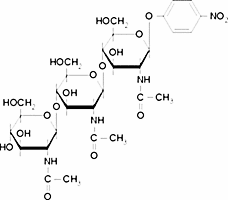 4-Nitrophenyl β-D-N,N′,N′′-triacetylchitotriose