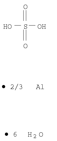Aluminum sulfate octadecahydrate