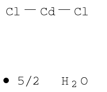 Cadmium chloride hemi(pentahydrate)