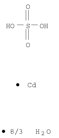 Cadmium sulfate 8/3-hydrate
