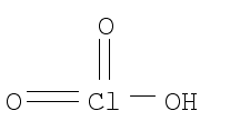 Chloric acid solution