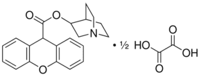 3-Quinuclidinylxanthene-9-carboxylic acid hemioxalate salt