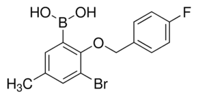 3-Bromo-2-(4′-fluorobenzyloxy)-5-methylphenylboronic acid