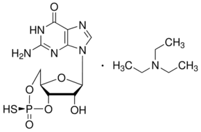 Sp-Guanosine 3′,5′-cyclic monophosphorothioate triethylammonium salt