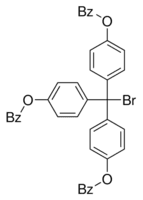 4,4′,4′′-Tris(benzoyloxy)trityl bromide