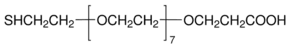 O-(2-Carboxyethyl)-O′-(2-mercaptoethyl)heptaethylene glycol