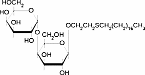 Octadecylthioethyl 4-O-α-D-galactopyranosyl-β-D-galactopyranoside