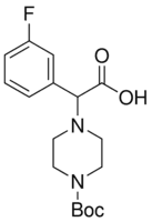2-(4-Boc-piperazino)-2-(3-fluorophenyl)acetic acid
