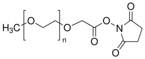 Methoxypolyethylene glycol 5,000 acetic acid N-succinimidyl ester