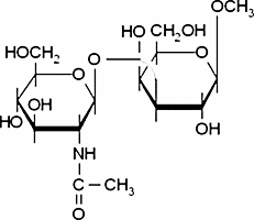 Methyl 3-O-(N-acetyl-β-D-glucosaminyl)-β-D-galactopyranoside