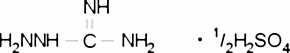 Aminoguanidine hemisulfate salt