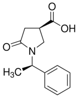 (1′R,3R)-(+)-1-(1′-Phenylethyl)-5-oxo-3-pyrrolidinecarboxylic acid